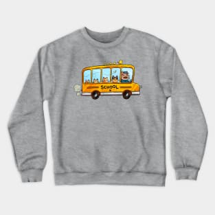 School Bus Crewneck Sweatshirt